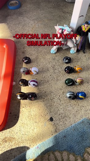 Official 2025 Playoff Bracket Simulation #nfl #playoffs #helmets #afferdin #steelers