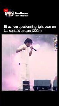 Lil Uzi Vert Performs “Light Year” With Kai Cenat (2024) 🔥