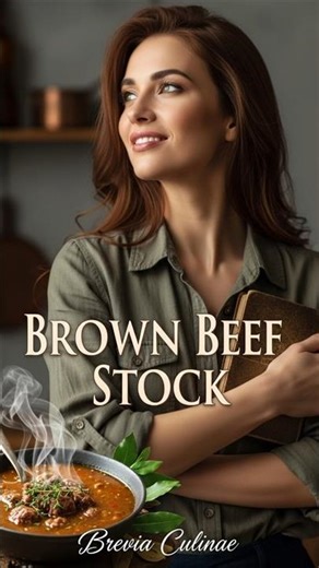 🇫🇷 Brown Beef Stock Masterclass | Roasted Bones & Deep Aroma