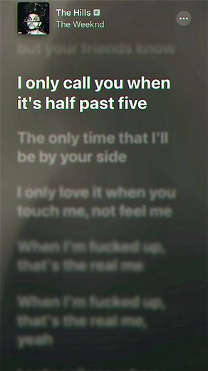 The hills - The Weeknd #lyriclychee #applemusic #theweeknd #abel