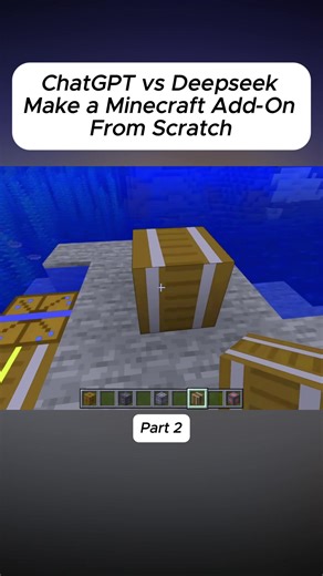 Creating a Minecraft Add-On: ChatGPT vs Deepseek