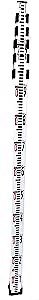 Aluminum Grade Rod 5 meter | 6 Telescopic section leveling rod - Surveying Dual Sided Markings - Heavy Duty Precise Survey Rod (5 meter 6 sections)