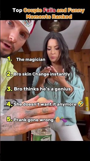 Top Couple Fails and Funny Moments Ranked