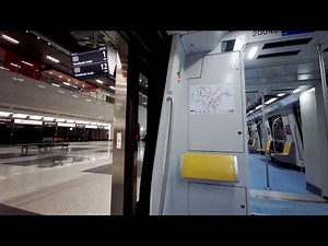 Singapore MRT ride from Woodlands North to Woodlands South train station
