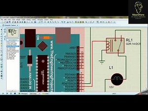 Relais Arduino Programmation et Proteus Simulation