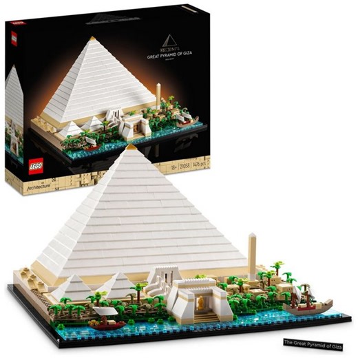 Buy LEGO Architecture Great Pyramid of Giza Set for Adults 21058 | LEGO | Argos