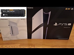 PLAYSTATION 5 to PS5 PRO: How to install Disc Drive and M.2 SSD Expandable Storage WD_Black
