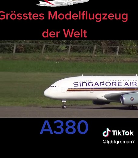 #a380 #modelflugzeug #modelflug #grösstes #big #ferngesteuert #atemberaubend #hammer #amerika #usa #singapurairlines #emirates