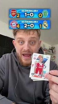 UCL QUARTER FINAL Score Predictions! (Arsenal vs Sporting & Bayern vs Real Madrid)🏆⚽