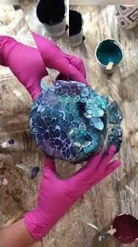 My favorite acrylic pouring technique #fluidart #art #shorts