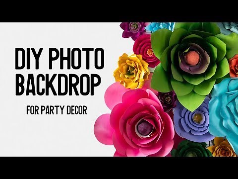 DIY Portable Photo Backdrop 📸 Make Your Own Party Decor