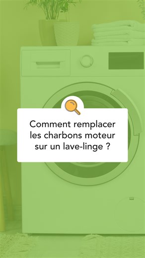 Quelle est la pire panne que vous ayez connue avec votre lave-linge ? Son tambour refuse de tourner ? Pensez à contrôler les charbons moteur qui sont probablement usés ! Cette vidéo vous explique comment les remplacer ! 😉 #électroménager #lavelinge #réparation | SOS Accessoire