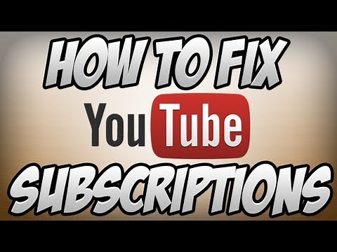 How to fix Youtube Subscription issue. (not showing up in feeds)