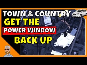 T&C Sliding Door Power Window Fix | Town and Country Door Removal | Town & Country Power Window