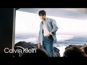 Jung Kook on Set in Spring Denim | Calvin Klein 2026