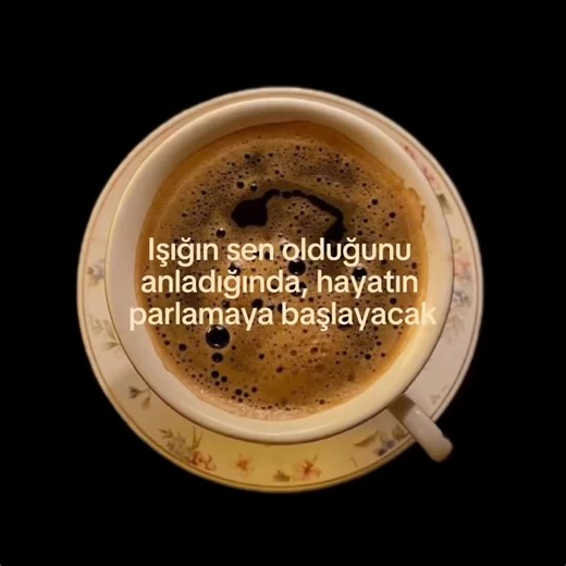 Işığın sen olduğunu anladığında, hayatın parlamaya başlayacak #aesthetic #pinterest #core #fyp