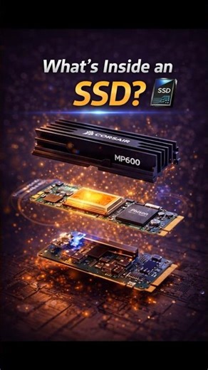 SSD Explained in 7 Seconds | Exploded View #shorts #shortsviral #youtubeshorts