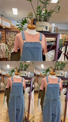 Hemp Denim Baggy Overalls #Hemp #Clothing #WomensStyle