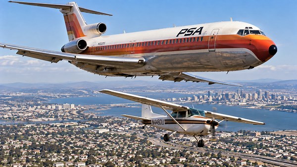 The pilots saw the small plane below them. Seconds later, they lost sight of it