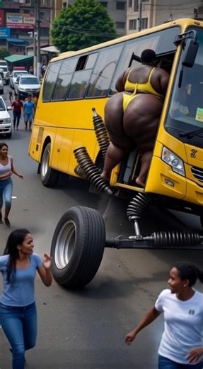 OMG! Bus DESTROYED in Seconds! 😳🔥#BusCollapse #OMGFail #ViralVideo