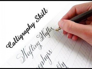 calligraphy for beginners with fountain pen