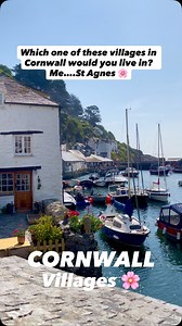 Which one of these villages in Cornwall would you live in? Me….St Agnes 🌸 Which is your favourite? Polperro 🌸 Padstow ⚓️ Mevagissy ⛵️ Charlestown 🌊 Cadgwith 🥰 St Agnes 🏝️ #cornwall #village | Cornish Walking Views