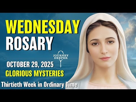 Wednesday Rosary 💙 Glorious Mysteries of Rosary 💙 October 29, 2025 VIRTUAL ROSARY
