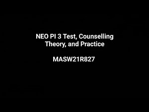 NEO PI 3 Test, Counseling Theory and Practice
