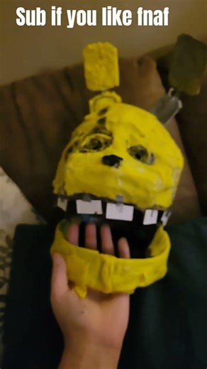 making spring Bonnie pt. 4 giving him teeth and details subscribe if you like fnaf #fnaf #springlock