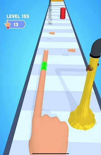 Finger Runner 3D Level 155 😁👌👈 #shortsfunny #gaming #games 🤯😱✅️ #games 🤭🥰😀😍😜😘😝🥰🥰