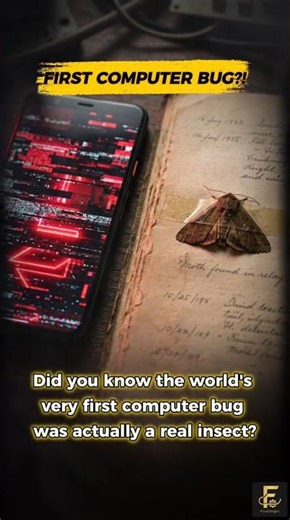 The FIRST Computer Bug was a REAL Insect! 🐛💻🤯