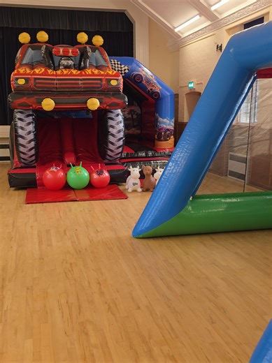 Exciting Monster Truck Bouncy Castle for Parties