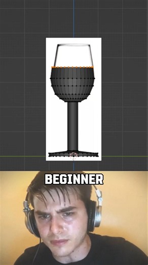 Blender Beginner vs Pro Glass Modeling