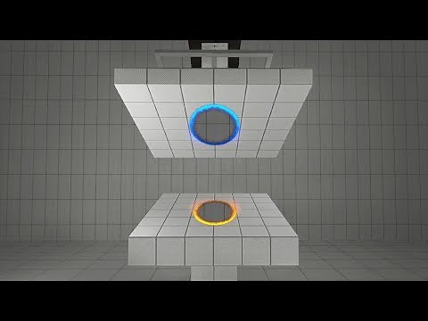 Crushed between two portals experiment