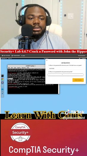 🔐 Security Lab 6.6.7 — Crack a Password with John the Ripper (Conceptual & Defensive) This lab explains how password-cracking tools like John the Ripper (JtR) are used in security assessments, what weaknesses they exploit, and—most importantly—how to defend against these attacks. The emphasis is educational and defensive, not on performing attacks. 🧠 Key Concepts What Is John the Ripper (High Level): John the Ripper is a password auditing tool used by security professionals to test password st