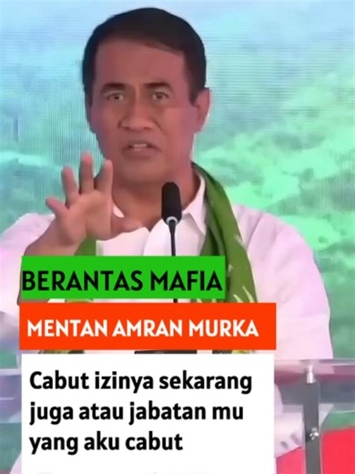 Detik-detik Mentan Amran Murka Lawan Mafia Mentan Amran Sulaiman murka dan memberi ultimatum tegas: “Cabut izinnya sekarang, atau jabatanmu saya cabut!” Inilah momen saat mafia benar-benar ketakutan. 🔥 Tonton sampai habis! #MentanAmran #AmranSulaiman #BerantasMafia #MafiaPangan #NegaraHadir #BeritaViral #PolitikIndonesia #BreakingNews #ViralIndonesia #FYP #FYPIIndonesia #ViralTikTok #KeadilanUntukRakyat #petaniindonesia🇮🇩🇮🇩🇮🇩 #indonesiamaju #viraltiktok