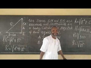 #How to calculate #resultant force #A-level #gcse #igcse #maths