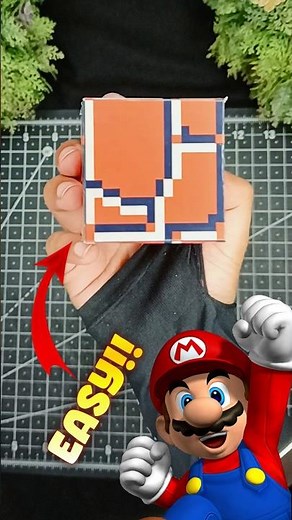 How to make Ground Papercraft from super Mario series. Mario papercraft series day 11 of 50.