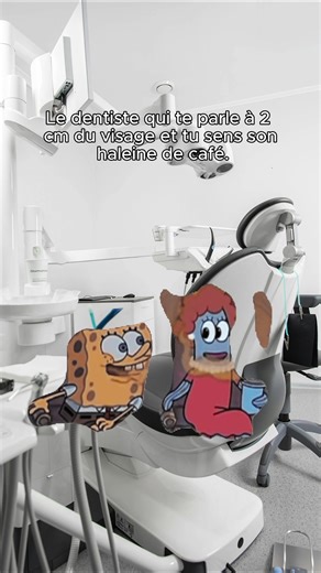 C’est vrai ?😂 je garderais toujours le masque alors !#dentiste