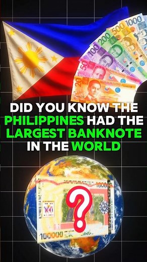 The Philippines had the Largest Banknote in the World?!