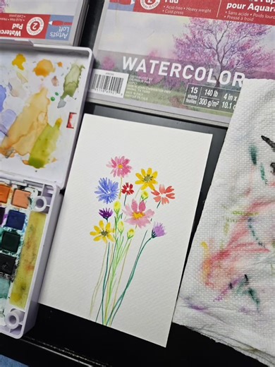 Easy Watercolor Flower Painting Techniques