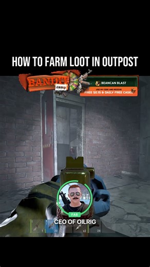 how to farm loot in outpost! #rustconsole #rustvideos #rustshorts #rustgameplay #rustsolo
