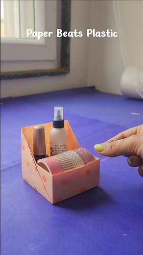 DIY Paper Desk Organizer ✨