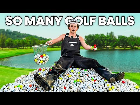 Searching Golf Course Pond for THOUSANDS of Lost Golf Balls!
