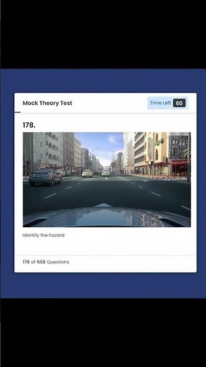 🚦 RTA Theory Mock Test Question No 178: Identify the Hazard! 🚦