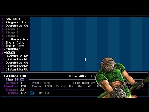 【MIDI】AC/DC - Thunderstruck | DOOM-Styled