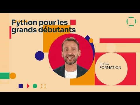 Présentation du cours Python pour les (grands) debutants ELOA FORMATION