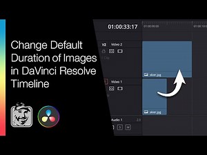 Change Default Duration of Images in DaVinci Resolve Timeline