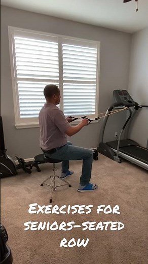 Exercises for Seniors-The Seated Row
