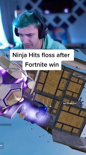 Ninja hits the floss after a win on Fortnite😂😂 #Ninja #fortniteclips #twitch #gametok #fypシ #streamerclips #beststreamermoments #fyp @Ninja